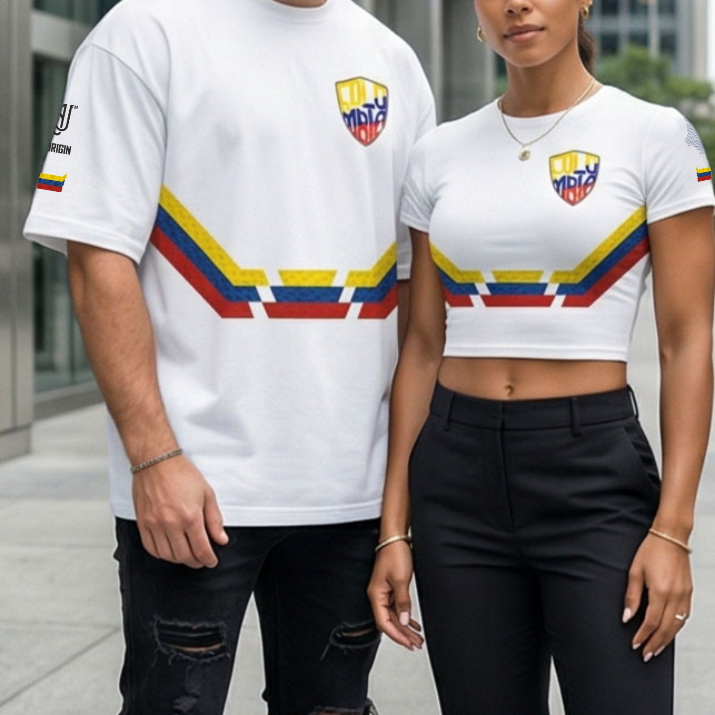 Vertor 57 | Crop Top ajustado blanco - Imagen 5