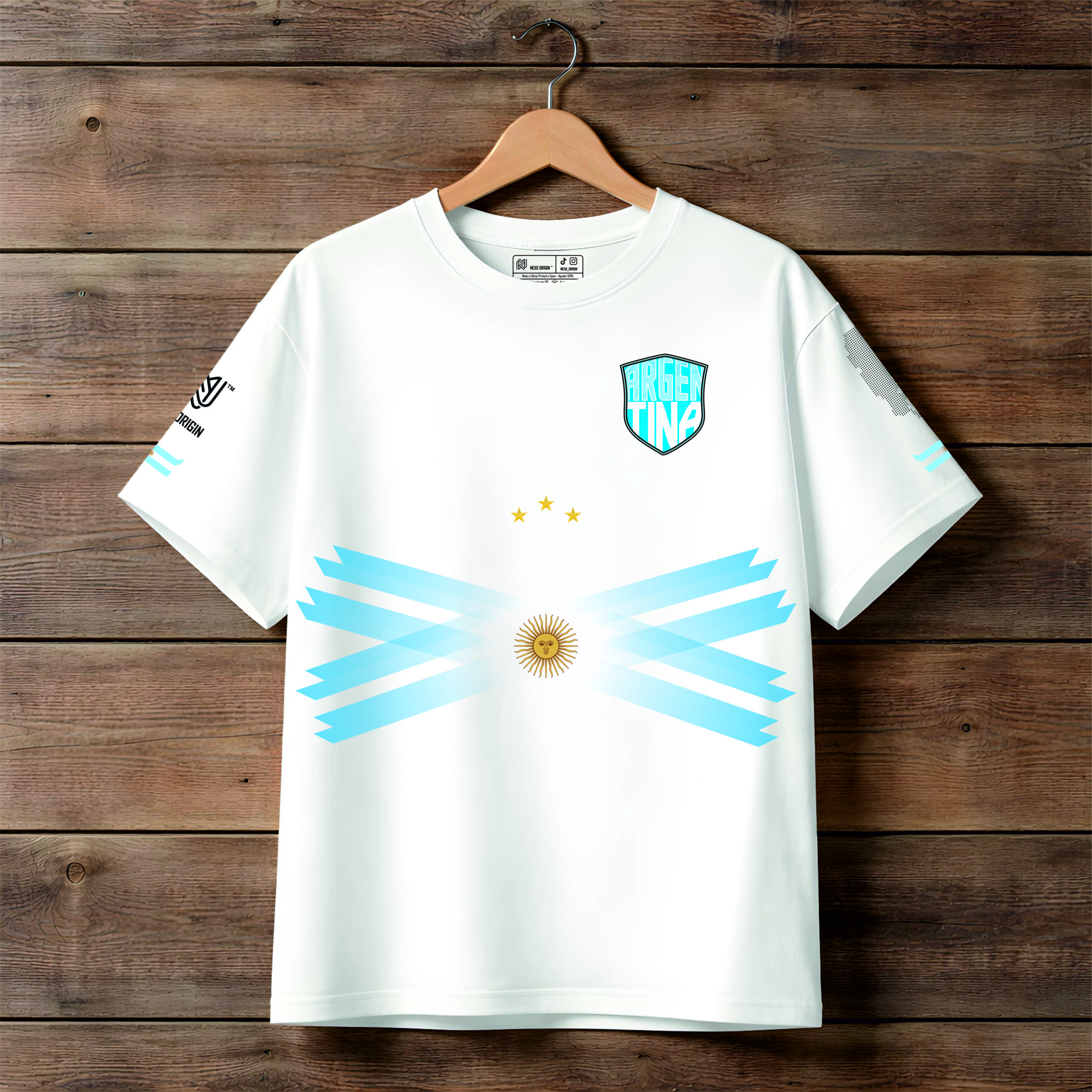Albiceleste Minimal | Edición Oversize Premium - Imagen 5