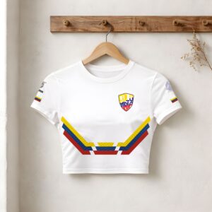 Vertor 57 | Crop Top ajustado blanco