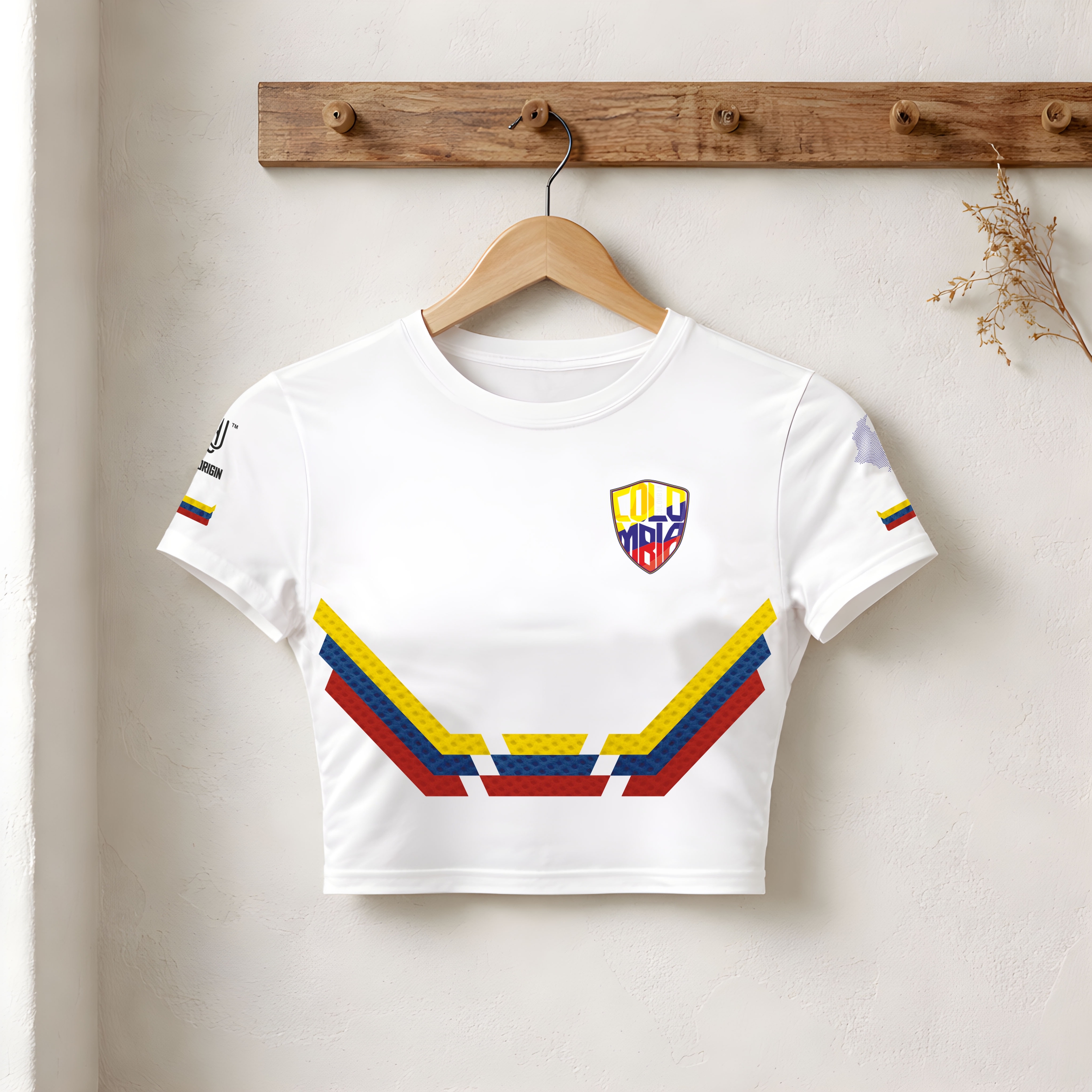 Vertor 57 | Crop Top ajustado blanco
