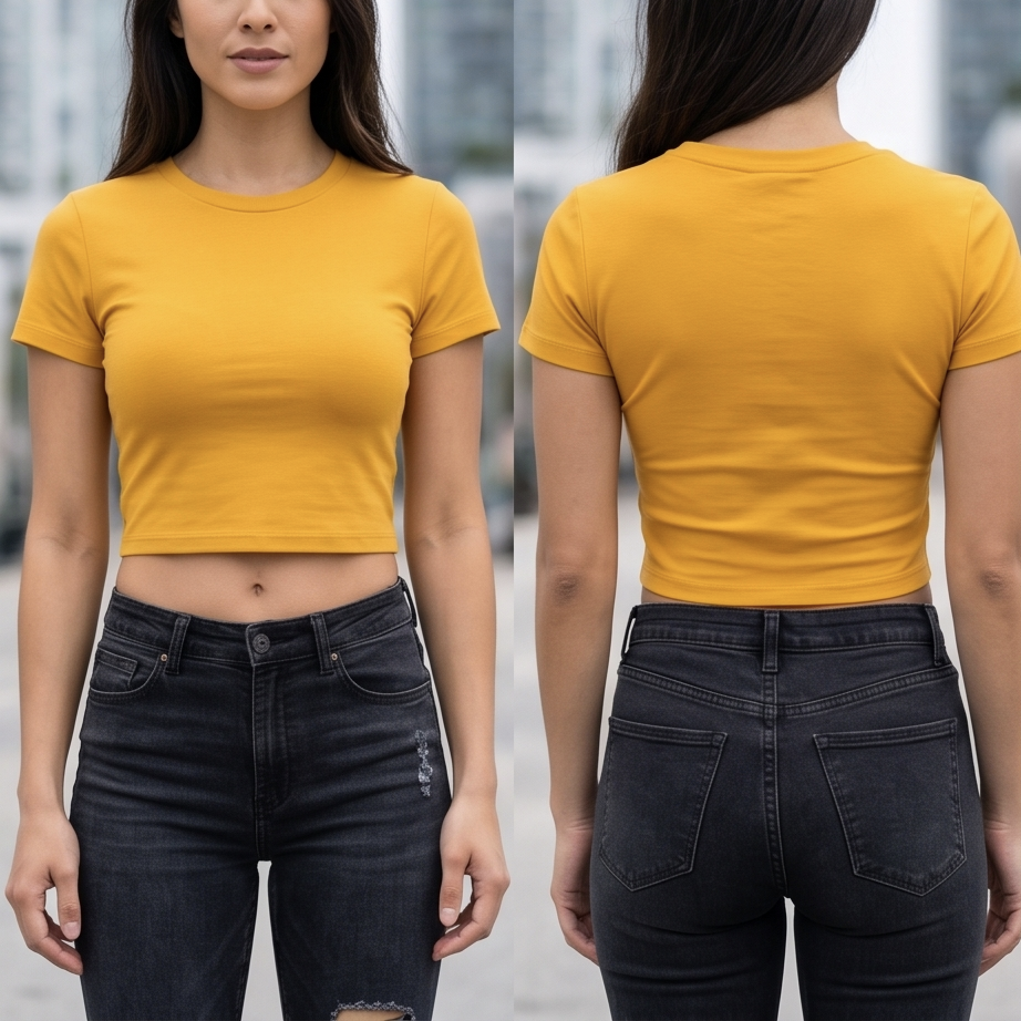 Camisetas Crop Top ajustadas - Imagen 10