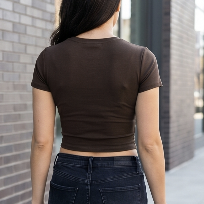 Camisetas Crop Top ajustadas - Imagen 12