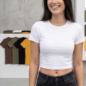 Camisetas Crop Top ajustadas
